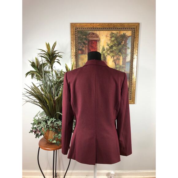 Emily Women Jacket 8 Single Vented Lapel Notch Collar Two Button Closure Pocket - Picture 3 of 10